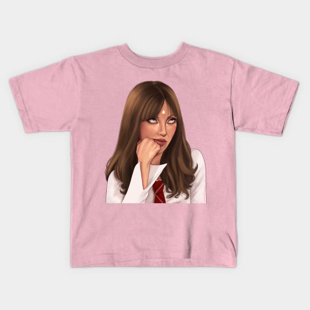 Mia Colucci Kids T-Shirt by thelamehuman